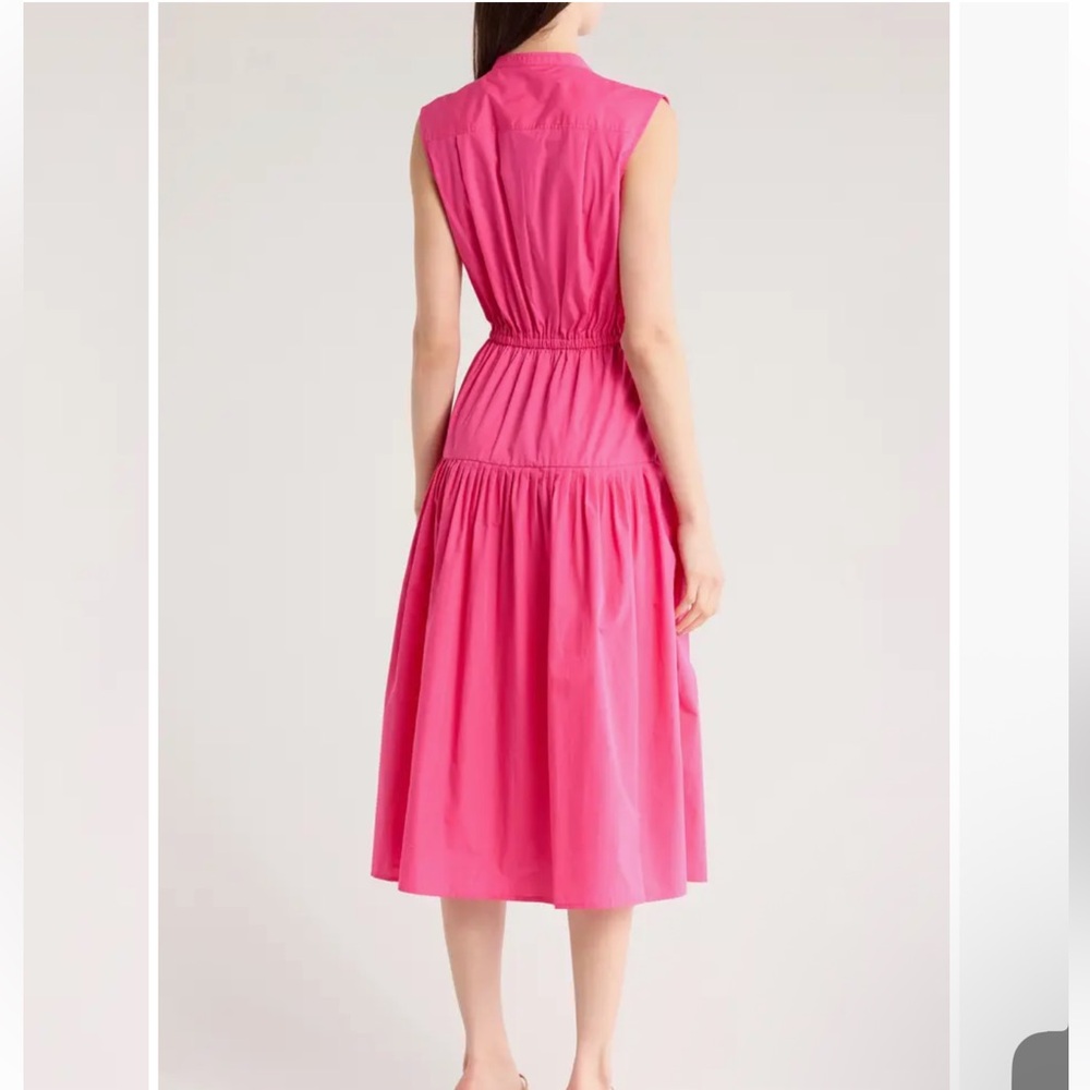 NWT DEREK LAM 10 CROSBY Margaret Sleeveless Midi Dress size 6 - Picture 2 of 6